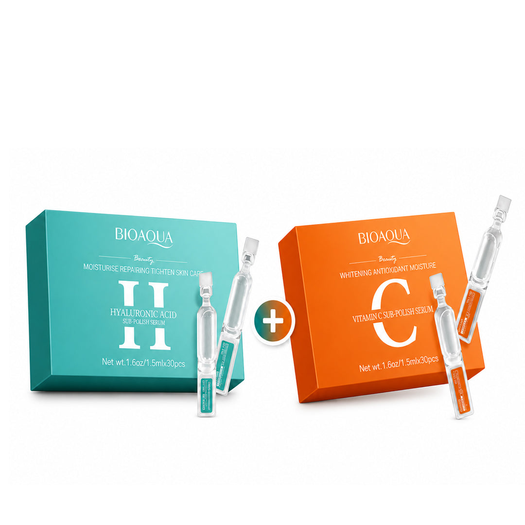 Bioaqua Hyaluronic Acid with Vitamin C Serum Ampules Set