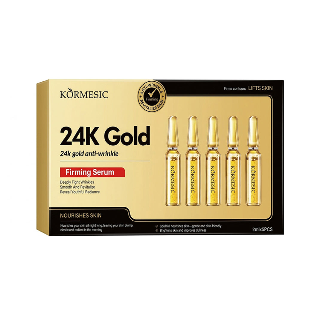 Kormesic 24K Gold Anti Wrinkle & Firming Serum 2ml × 5pcs