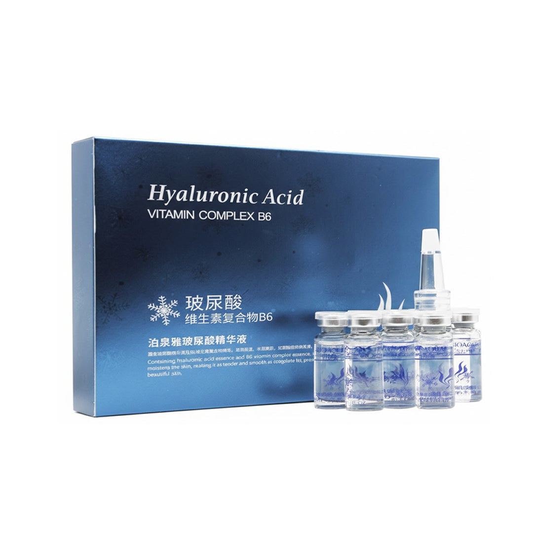 Bioaqua 10 Pcs Moisturizing Hyaluronic Acid Vitamins Serum
