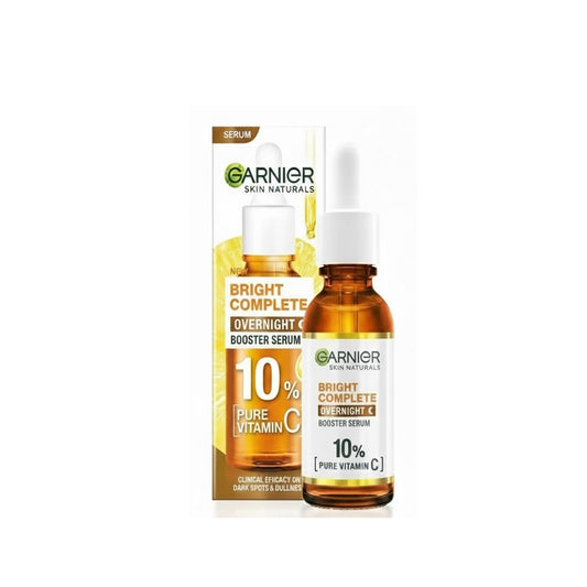 Garnier Bright Complete Night Vitamin C Serum With 10% Pure Vitamin C for Bright Skin 15ML