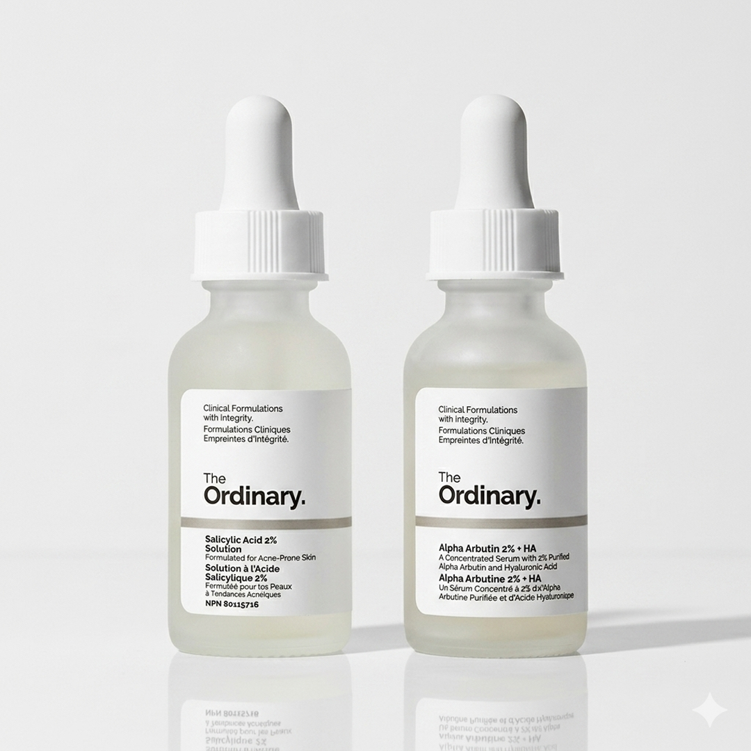 Ordinary Salicylic Acid & Alpha Arbutin Serums Bundle