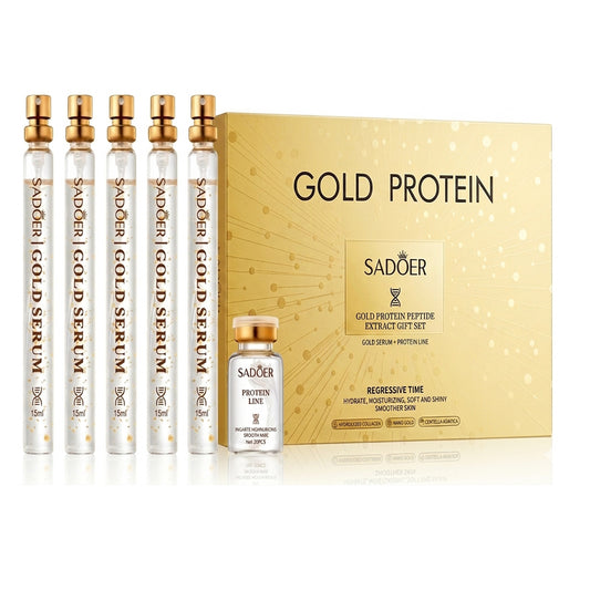 SADOER Gold Protein Serum Set – 5 × 15ml + 20 Protein Lines