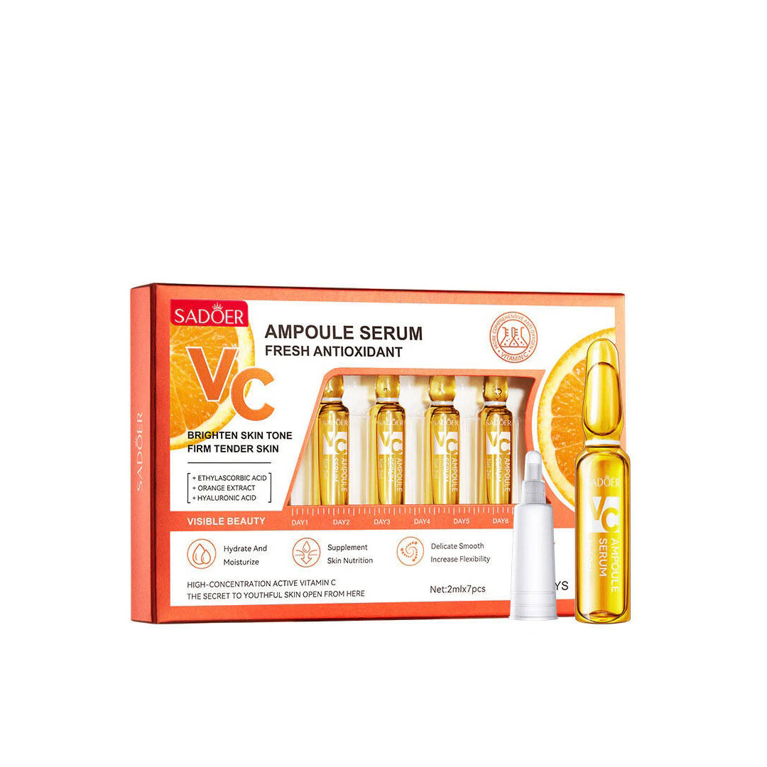 Sadoer VC Whitening Anti-Wrinkle Ampoule Face Serum 7Pcs