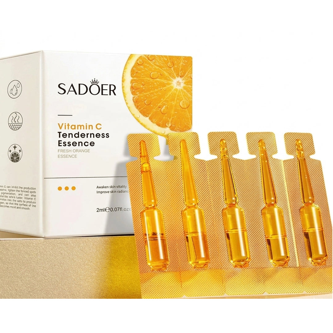 Sadoer Vitamin C Tenderness Essence - Orange Serum - 2ml x 20pcs