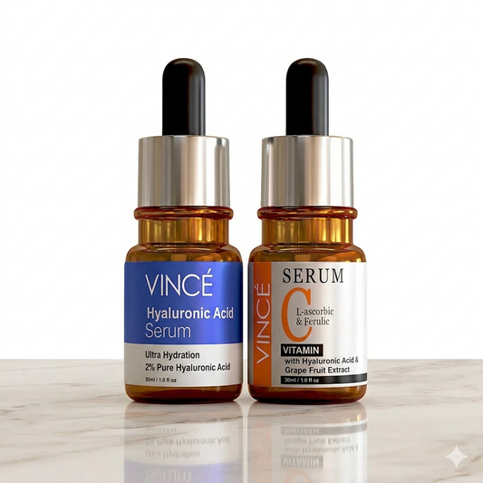 Vince Vitamin C & Hyaluronic Acid Serums Bundle